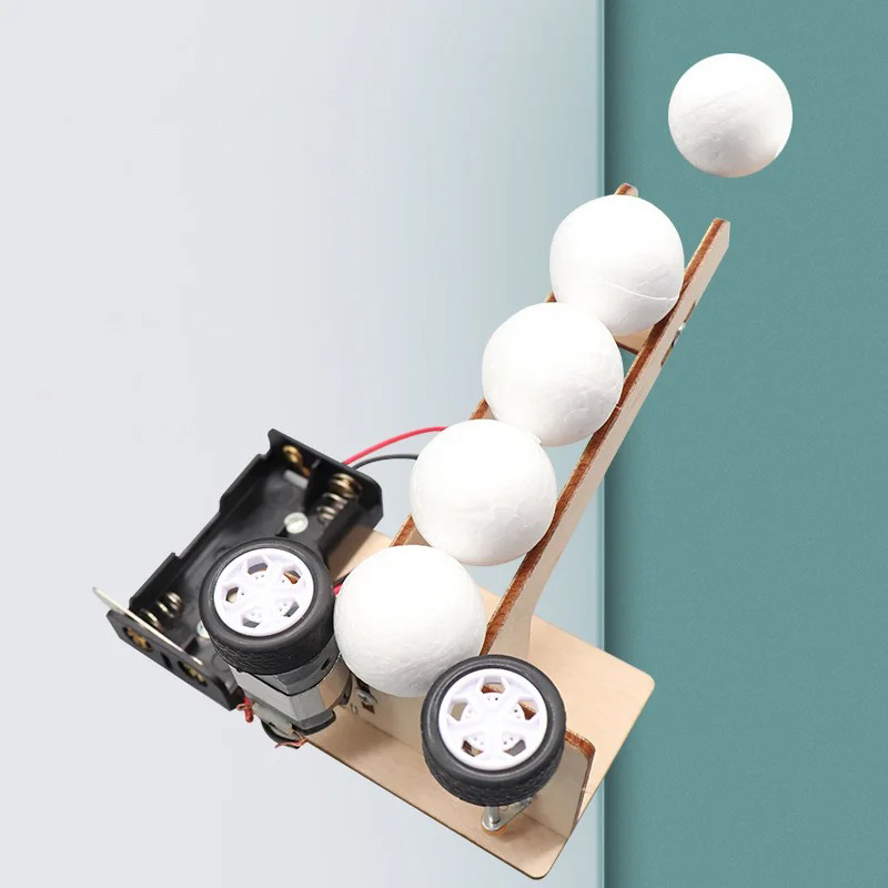 Science Diy Model - Electric Ball Pitching Machine Kits DIY