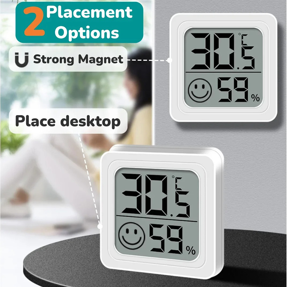 Portable LCD Digital Thermomet - огляд і ціна Weather Station Indoor