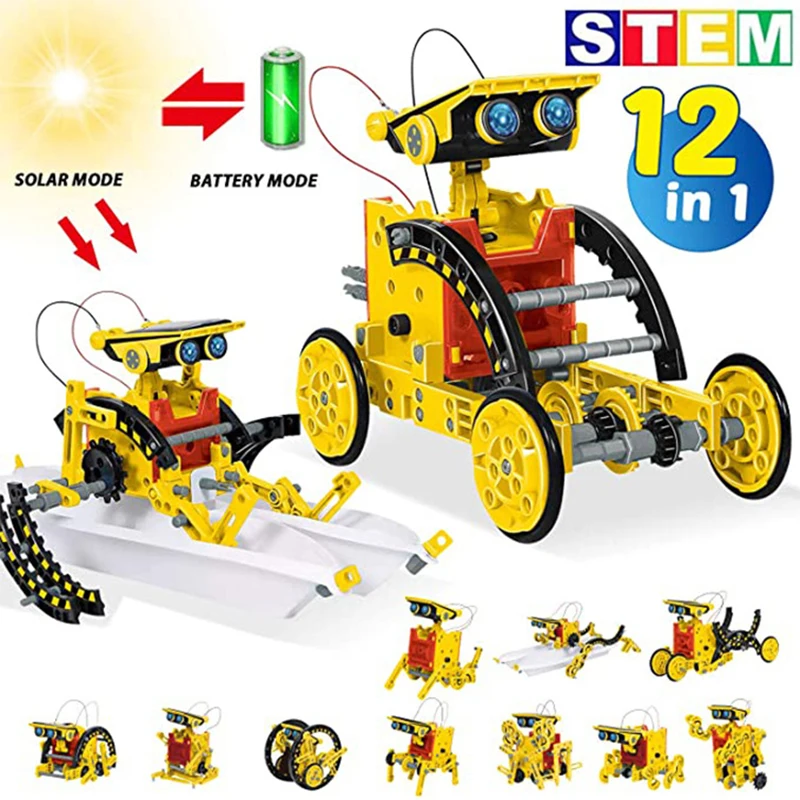12 in 1 Science Experiment Sol - огляд і ціна Science Project Robot