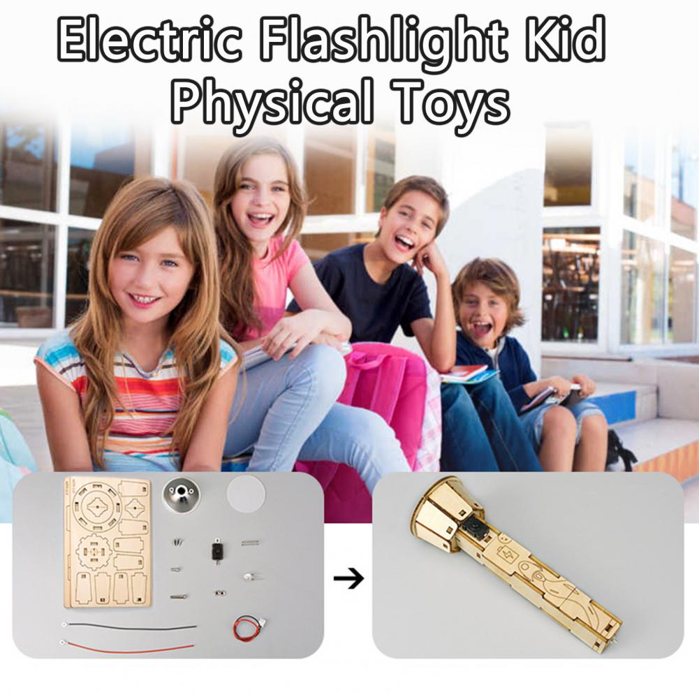 Wooden DIY Flashlight Puzzle K - огляд і ціна Science Project Diy