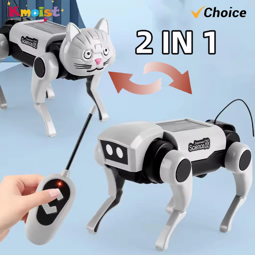 Solar Rc Robot Dog Kids Toy Sc - огляд і ціна Science Project Robot