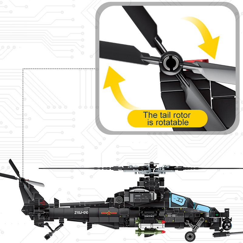 SEMBO 732PCS Military Helicopt - огляд і ціна Solar System Orrery