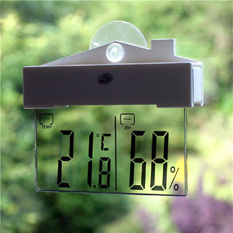 Digital Window Thermometer Hyd - огляд і ціна Weather Station Indoor