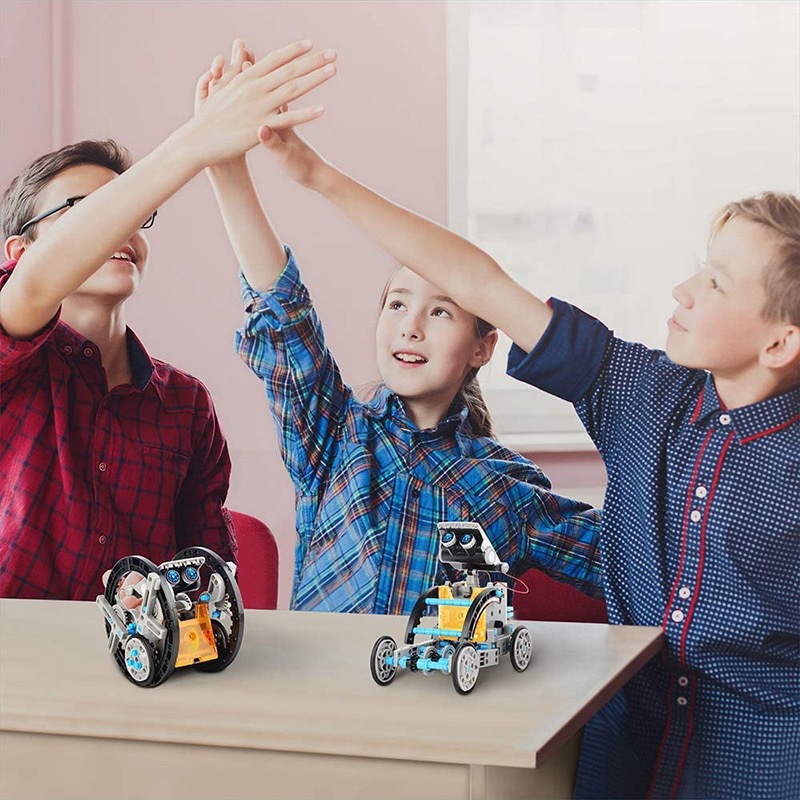 13-in-1 Solar Powered Robot Ki - огляд і ціна Science Project Robot