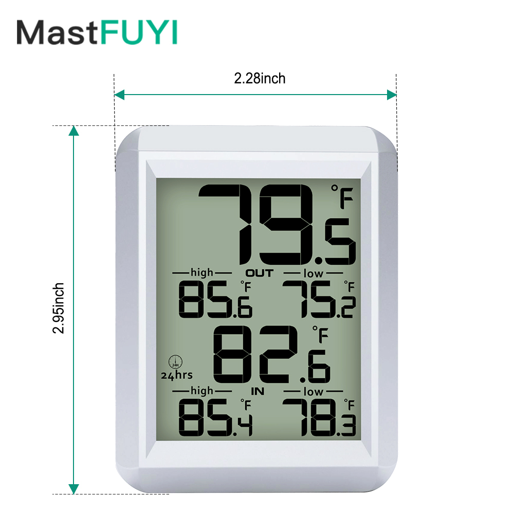 MASTFUYI Digital Thermometer I - огляд і ціна Weather Station Indoor
