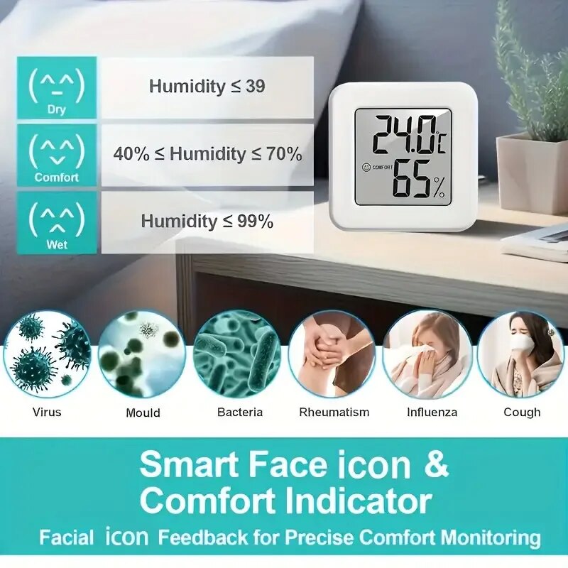 Digital Hygrometer Thermometer - огляд і ціна Weather Station Indoor