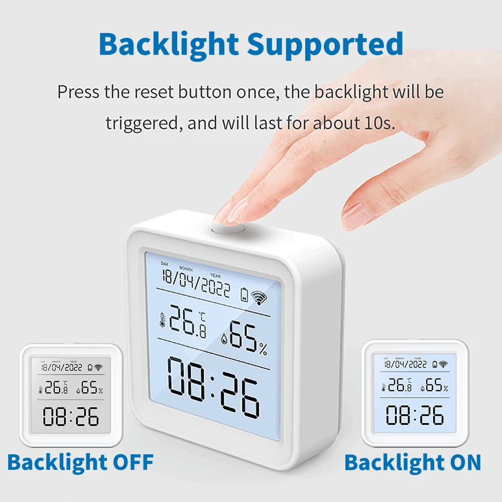 Tuya Zigbee WiFi Temperature H - огляд і ціна Weather Station Indoor