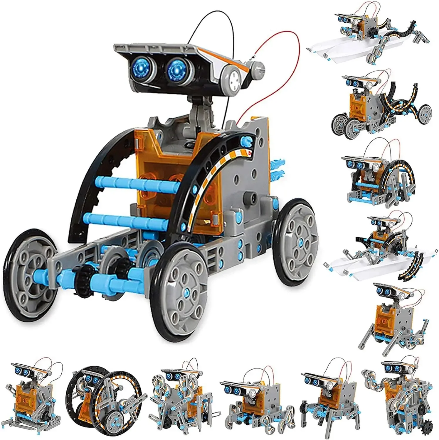 13-in-1 Education Solar Robot  - огляд і ціна Science Project Robot