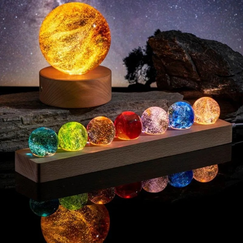 4/6/8cm Fantasy Colorful Glass - огляд і ціна Solar System Orrery
