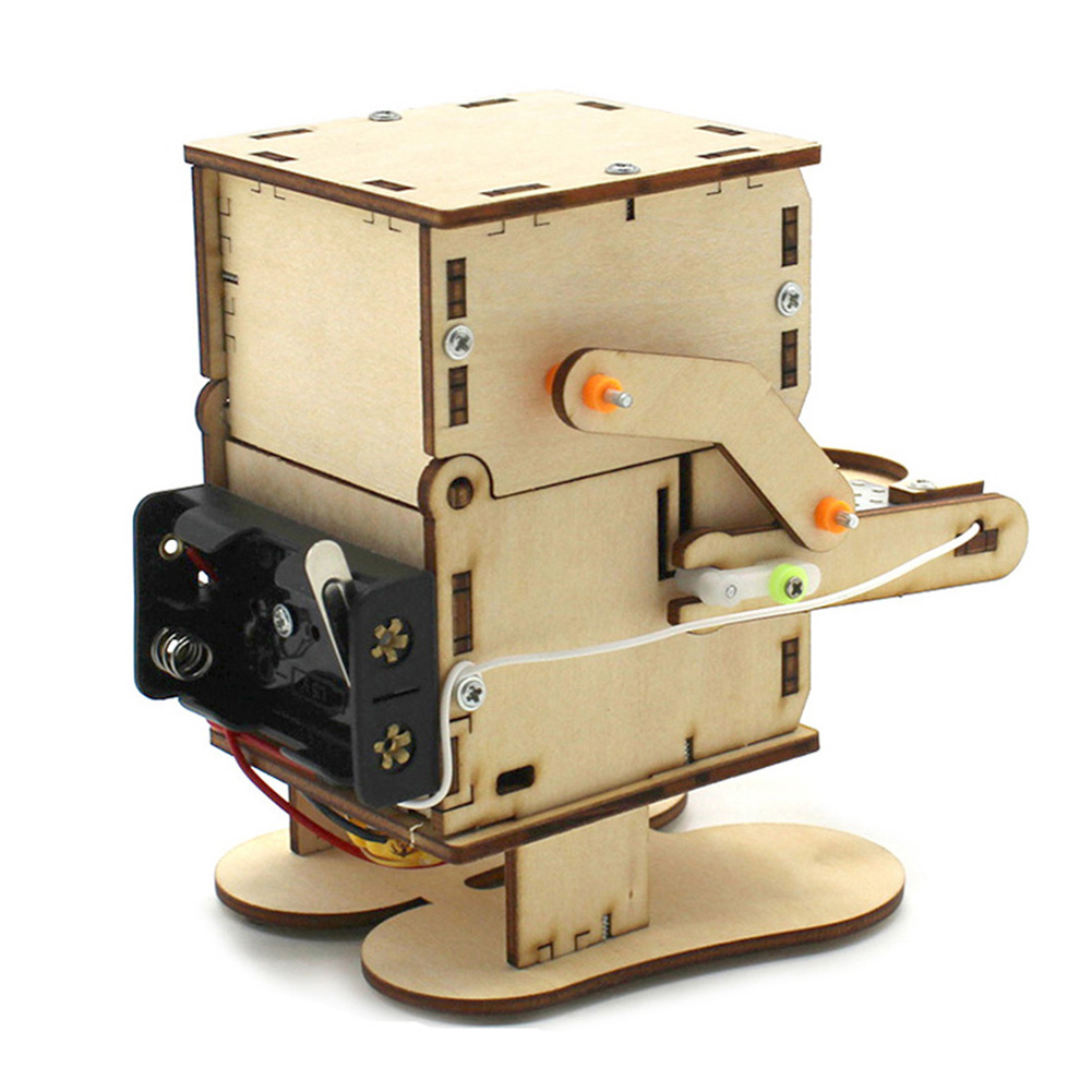 Wooden Assemble DIY Robot Eati - огляд і ціна Science Project Diy