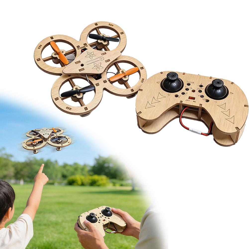DIY Wooden RC Drone Quadcopter - огляд і ціна Science Diy Model