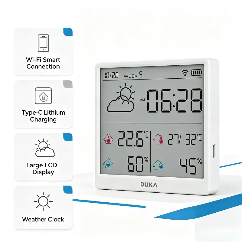 DUKA TH3 Wifi Smart Temperatur - огляд і ціна Weather Station Indoor