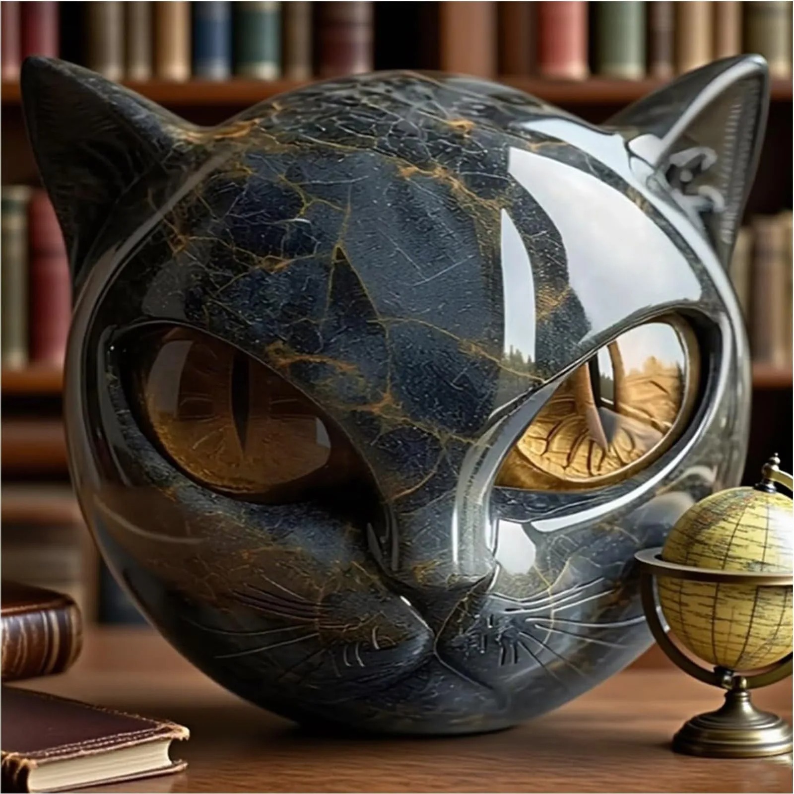 Decorative Black Cat Stone Fig - огляд і ціна Newton Cradle Large