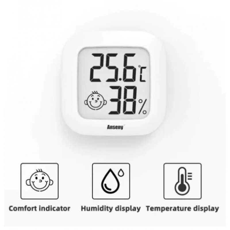 LCD Digital Thermometer Hygrom - огляд і ціна Weather Station Indoor