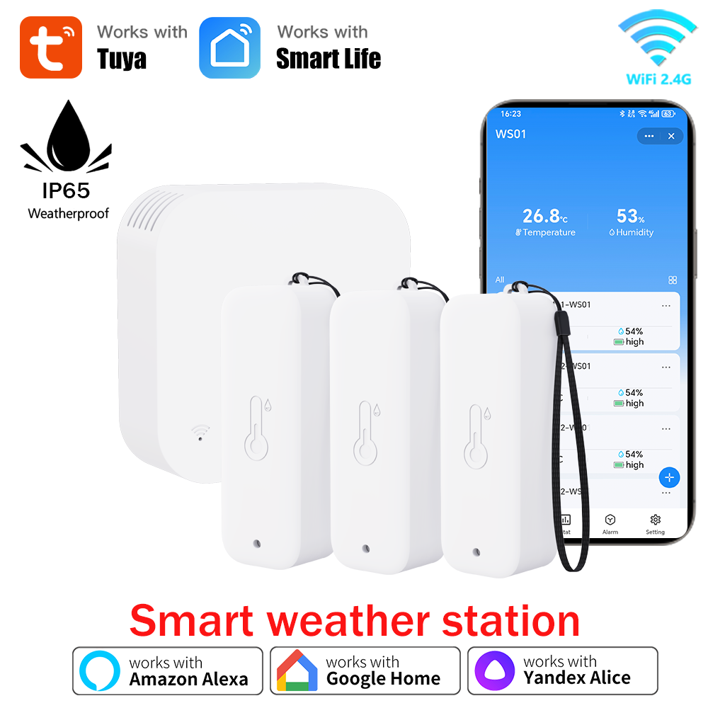 Tuya WIFI Smart Weather Statio - огляд і ціна Weather Station Indoor