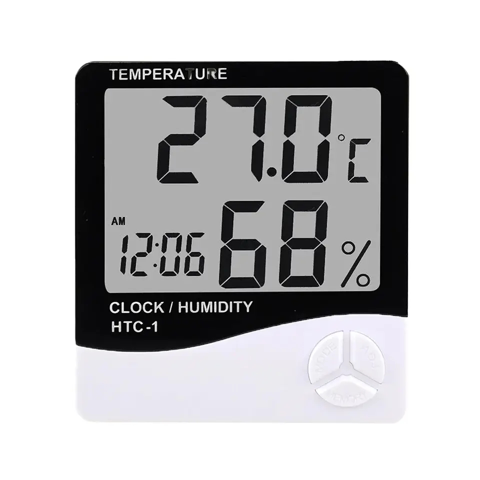 Indoor LCD Digital Thermometer - огляд і ціна Weather Station Indoor