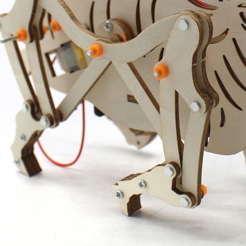 Wooden Mechanical Robot Cattle - огляд і ціна Science Project Robot