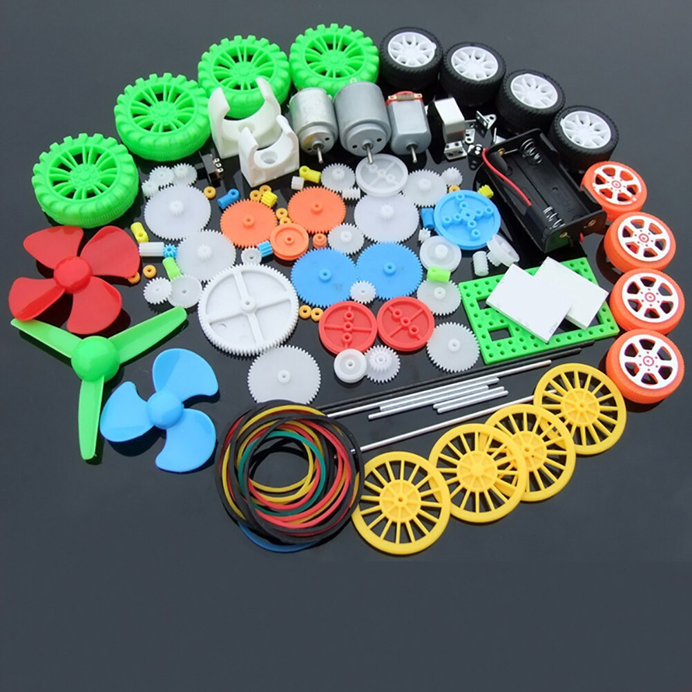 112pcs DC Motor Kit Electric M - огляд і ціна Science Project Diy