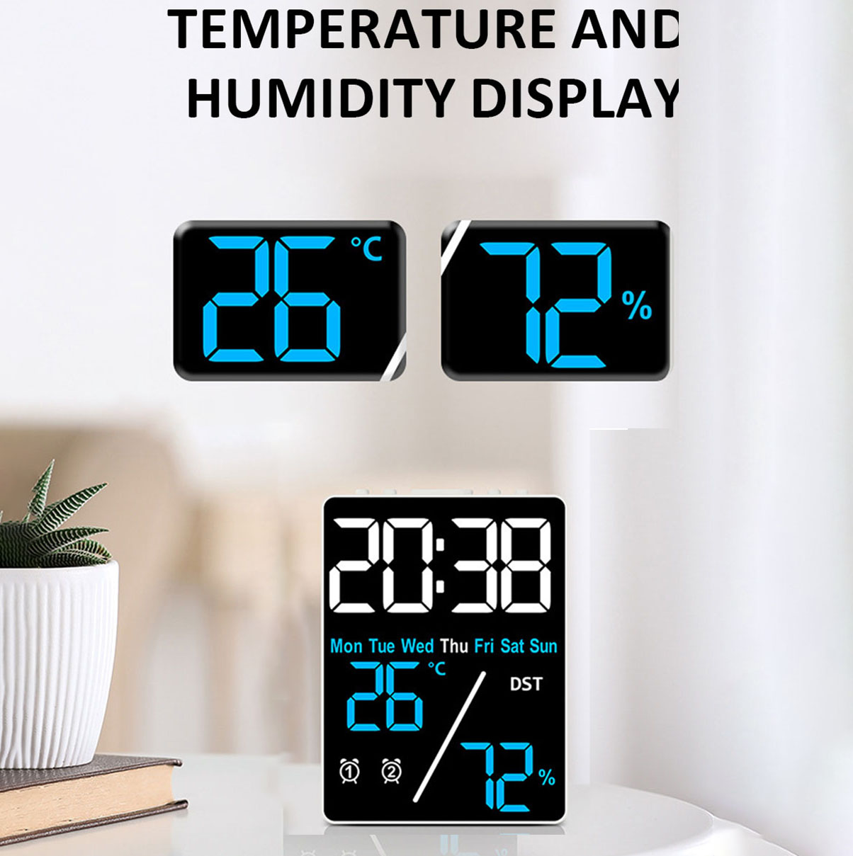 Multifunctional Large Screen D - огляд і ціна Weather Station Indoor