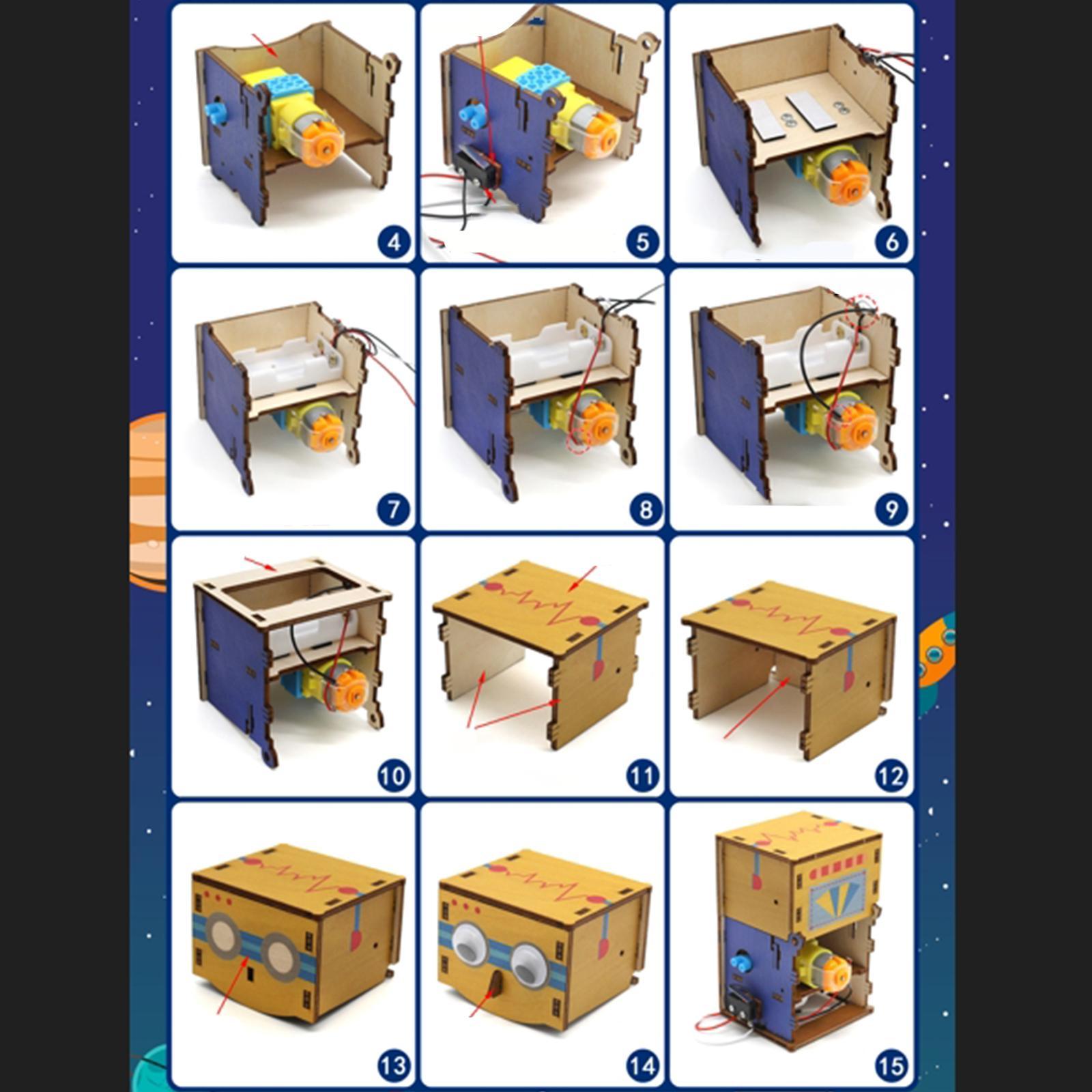 Wood Science Project Model Set - огляд і ціна Science Project Robot