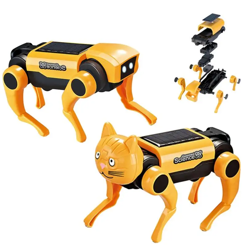 2IN1 Solar Robot Dog Replaceab - огляд і ціна Science Project Robot